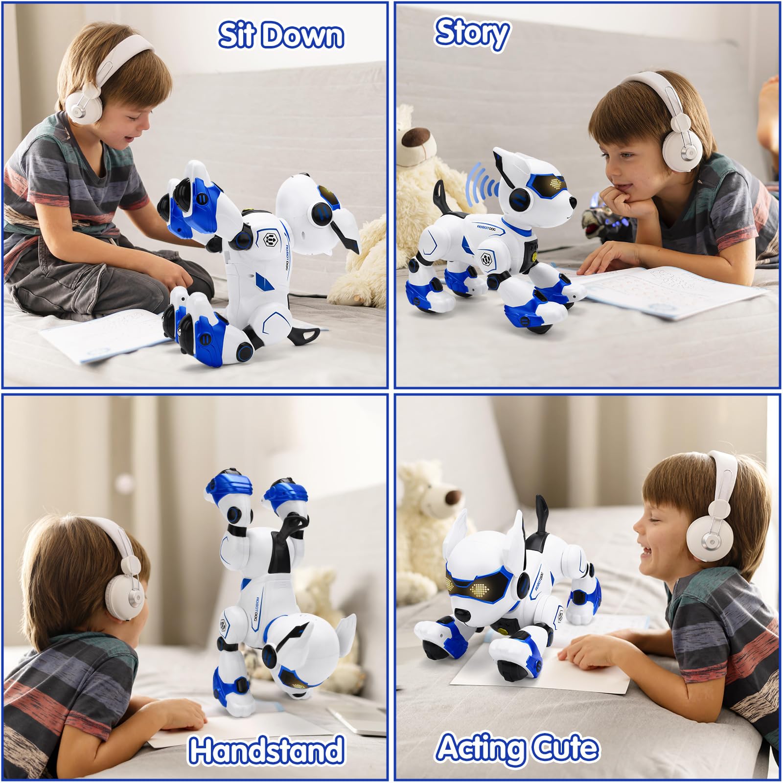 Amazon | 子供用ロボット犬 スマートボイス インタラクティブロボット